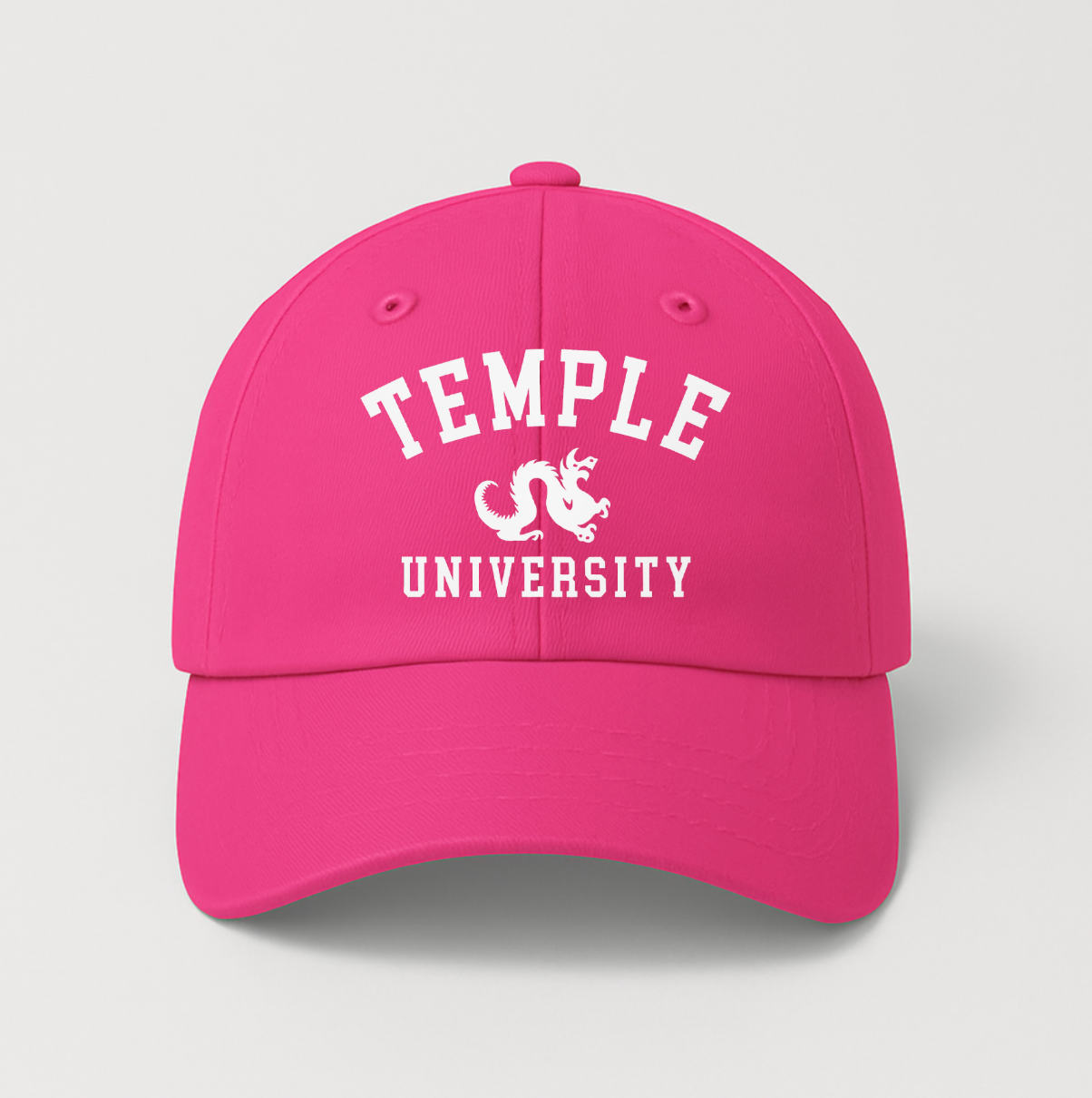 Drexel-Temple Pink Cap