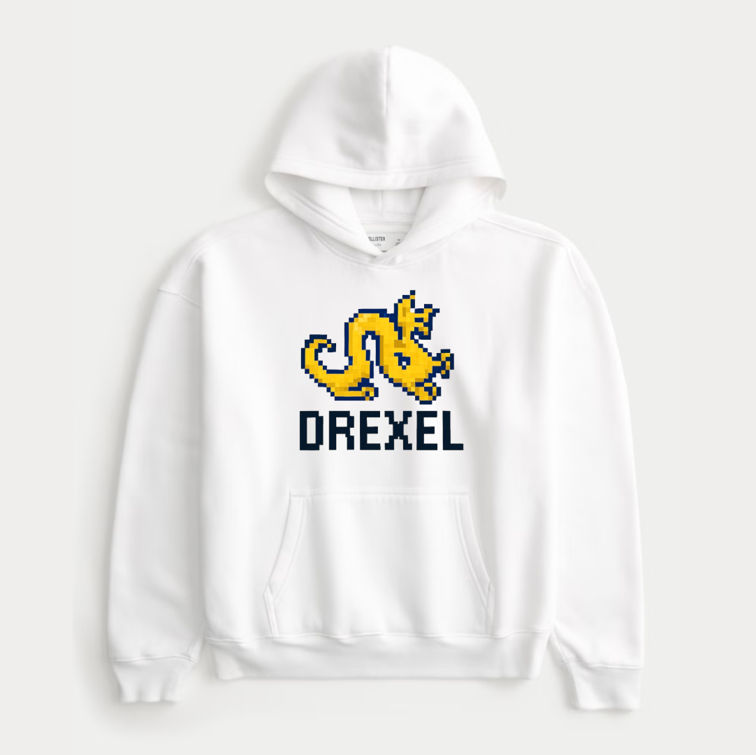 Drexel Pixel Hoodie