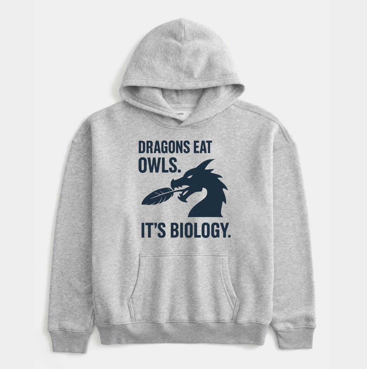 Dragon Eats Owl: Bio Hoodie