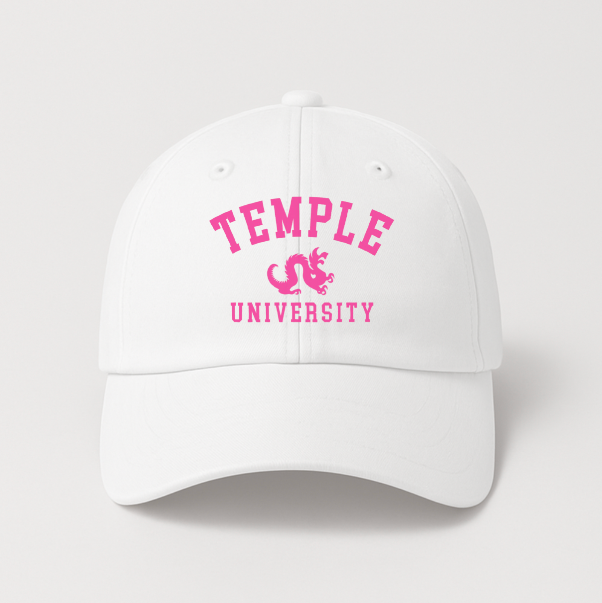 Drexel-Temple Pink Cap