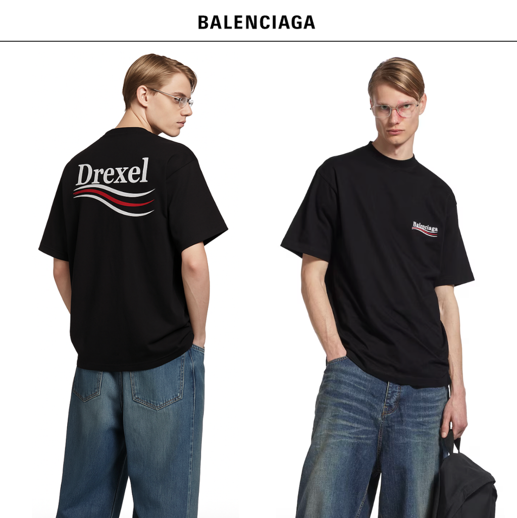 Drexel Political Campaign T-Shirt (Balenciaga Inspired)